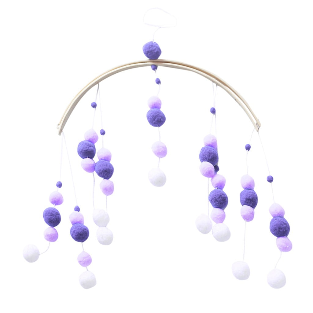 Dtydtpe room decor home decor Wooden Ceiling Mobile Baby Crib Mobile