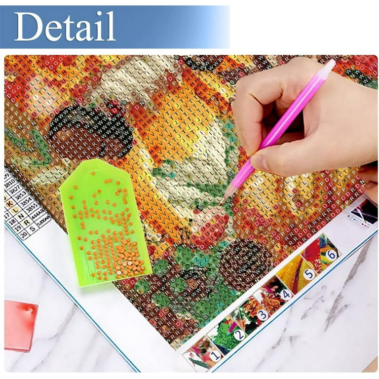 AOKLLA Diamond Painting Kits for Adults Clearance, Butterfly Animals  Diamond Art Kits for Kids, DIY 5D Round Full Drill Crafts Diamond dots Home  Wall