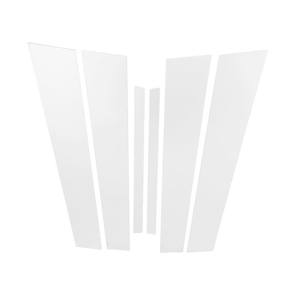 Unique Bargains 6 Pcs Door Pillar Window Trim for Honda Accord 2008-2012 Chrome Silver Tone