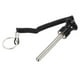 thumbnail image 1 of Pasador de peso Uxcell con cuerda de tracción, pasador selector magnético de gimnasio de 3/8" de diámetro, longitud de 3-1/8" negro, 1 of 7