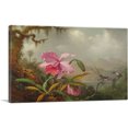 thumbnail image 1 of ARTCANVAS Orchids and Hummingbirds 1890 Canvas Art Print by Martin Johnson Heade - Size: 18" x 12" (0.75" Deep), 1 of 9