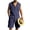 Navy., variant on HBGVBA Mens Summer Set Solid Color Loose Linen Pocket Elastic Waist Shorts Button Hooded Tank Top Shirt 2 Piece Beach Set