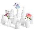 thumbnail image 1 of Set de jarrones de cristal PURVONNIE Vintage Small para flores (10), 1 of 6