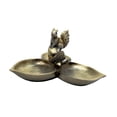 thumbnail image 4 of Bandeja de almacenamiento con forma de estatua de ardilla, adorno decorativo novedoso para chimenea, escritorio, sala de estar, inauguración de casa, bronce, 4 of 8