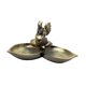 thumbnail image 4 of Bandeja de almacenamiento con forma de estatua de ardilla, manualidades, organizador pequeño y novedoso, figura de resina para armario, centro de mesa bronce, 4 of 8