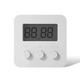 thumbnail image 1 of pitrice Wall Mount Digital Timer Clock Time Management Teachers Training Workout Timing Device Household Bakery White 1Set, 1 of 6