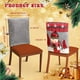 thumbnail image 2 of Fundas para respaldos de sillas de Navidad, fundas para sillas de mesa de comedor, fundas de felpa para sillas de Navidad, Papá Noel, muñeco de nieve, reno para decoración navideña, fiesta de Navidad,, 2 of 5