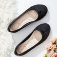 thumbnail image 3 of Women's Wide Width Ballet Flats - Round Toe Office Dressy Casual Shoes, 3 of 6