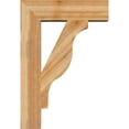 thumbnail image 6 of Ekena Millwork 6"W x 26"D x 38"H Funston Block Rough Sawn Bracket, Western Red Cedar, 6 of 25