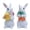 Multicolor, variant on AYktou Easter Egg Easter Bunny Figurines, 3.9×4.7 Inch Easter Egg Cracked Flower Pot Bunny Resin Ornament Handicraft Farmhouse Sculpture for Desktop Spring Party Table Centerpiece Easter Decor