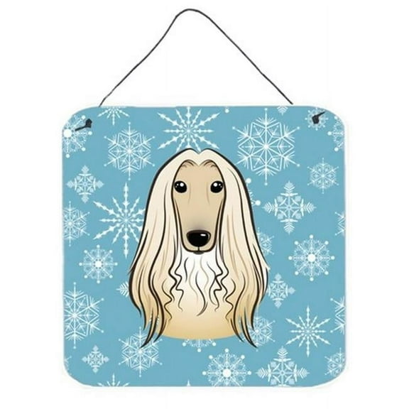 Carolines Treasures BB1678DS66 Snowflake Afghan Hound Wall and Door Hanging Prints