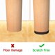 thumbnail image 5 of Almohadillas antideslizantes para muebles -20 piezas 3 "" Pinzas para muebles Antideslizantes para patas de muebles Pies de goma autoadhesivos Pies para muebles Muebles antideslizantes Protector de pi, 5 of 5