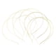 thumbnail image 1 of Diadema de metal Hugo para artesanía bricolaje 10 piezas oro, 1 of 10