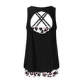 thumbnail image 2 of Gibobby Conjunto de traje de baño de bikini Trajes de baño Tankini para mujer, trajes de baño de 3 piezas, camiseta sin mangas con pantalones cortos para(Negro,G), 2 of 4