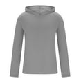thumbnail image 6 of OGLCCG Men's Compression Hoodie Quick-Dry Slim Fit Performance Long Sleeve Workout Shirt Lightweight Solid Color Hooded Sweatshirt Tops, 6 of 6