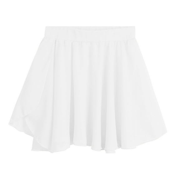 Alvivi Kids Girls Chiffon Mini Pull-On Wrap Skirts for Ballet Dance Gymnastic Workout