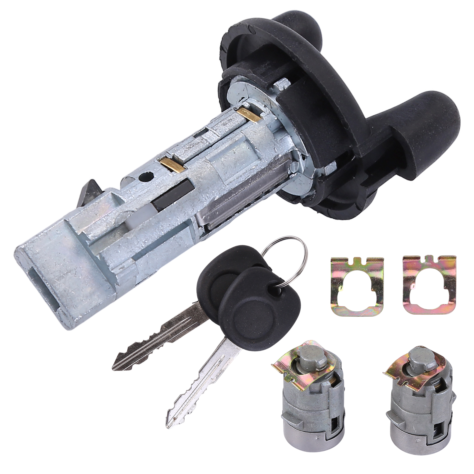 HUOEPU Door Lock Cylinder & Ignition Switch Kit for GMC Jimmy/Safari/Sierra/Savana/Yukon XL 1998-2005, for Chevy Silverado/Blazer/Express/Astro/Tahoe/Suburban 1998-2005, 12472980 15815961