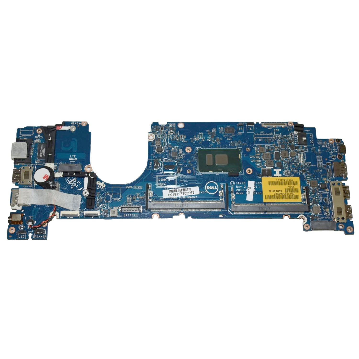 Dell OEM Latitude 7480 Motherboard System Board with 2.4GHz i5 Processor YF9VM (New)