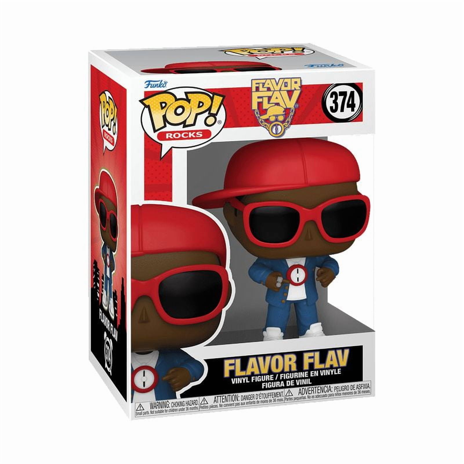 Funko Pop! Rocks: Flavor Flav - Flavor Flav avec Red Clock Necklace Figurine En Vinyle