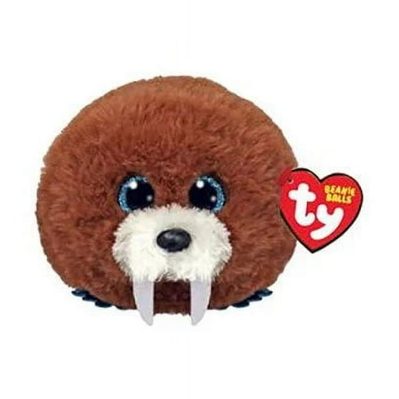 TY Puffies (Beanie Balls) Plush - HANK the Walrus (3 inch)