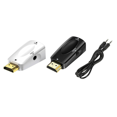 thumbnail image 4 of -Compatible con adaptador VGA HD 1080p Convertidor de audio Transmisión de audio con conector de 3,5 mm Convertidor de audio Negro + Blanco, 4 of 8