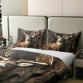 thumbnail image 4 of Deer Hunting Camo Comforter Cover,100% Cotton Hunter Bedding Set King Size For Bedroom Decor, Deer Duvet Cover For Adult Teen Western Farmhouse Animal Bedspread Cover,Brown, 4 of 6