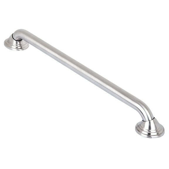 Decorative Shower Grab Bar-24" Brushed Nickel Bathroom Grab Bars for Seniors-Non-Slip Bathroom and Household Handicap Safety Bar, Bars for Elderly, Wall Handle Secure Grip & Home Care Accessories