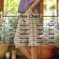 thumbnail image 3 of SONXAHE Ruffle Hem Knee Length Capri Pants for Women Side Pocket Weekend Walk Cropped Trousers, 3 of 4