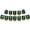 Green, variant on Jiibva Eid Mubarak Paper Banner Islamic Muslim Hanging Bunting Banner Ramadan Mubarak Party Hanging Garland for Fireplace Wall