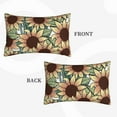 thumbnail image 5 of LNWH Rectangle Pillow Cover, Tropical Flower Sunflower Cushion Covers Pillowcase for Couch Bedroom Sofa, 16"x24", 5 of 7
