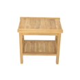 thumbnail image 2 of Grade-A Teak Wood Perth Shower Seat 18" Outdoor Patio Stool Bench, 2 of 4