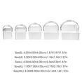 thumbnail image 2 of Milisten 5Pcs Square Biscuit Molds Cookie Cutter for Baking Stainless Steel Kitchen Utensil, 2 of 8