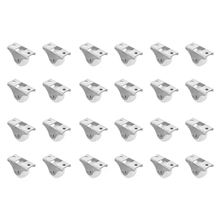 24 Pcs Plastic Casters Furniture Guide Wheel Small Wheels For Drawer Runner