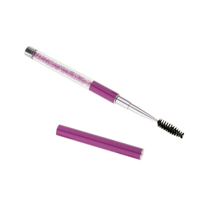 HILABEE Rhinestones Eyebrow Eye Lash Curling Mascara Brush Applicator