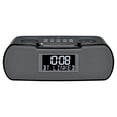 thumbnail image 2 of Sangean RCR-20 Radio reloj AM/FM con Bluetooth, entrada auxiliar, carga de teléfono USB, sintonización digital, respaldo de batería, negro, 2 of 3