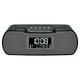 thumbnail image 2 of Sangean RCR-20 Radio reloj AM/FM con Bluetooth, entrada auxiliar, carga de teléfono USB, sintonización digital, respaldo de batería, negro, 2 of 3