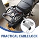 thumbnail image 2 of 1 juego de candado de repuesto para equipaje con cable de bloqueo ajustable., 2 of 6