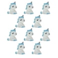 thumbnail image 1 of 10 Pcs Figurines Miniatures de Licorne Ornements DIY Fait Main Mini Figurine de Licorne, 1 of 8