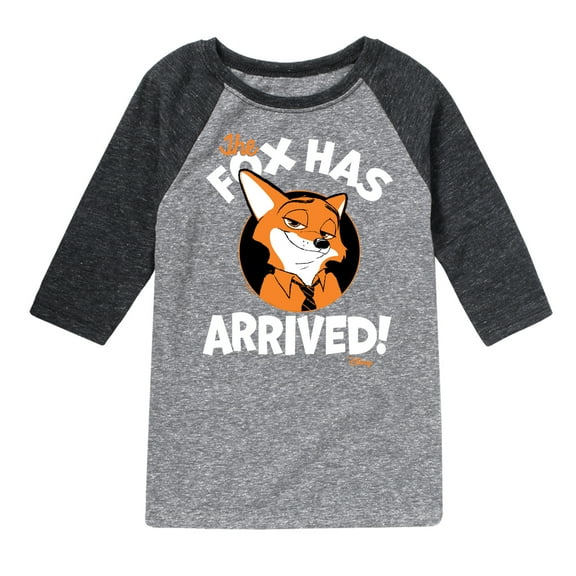 Disney Zootopia - The Fox Has Arrived - Toddler & Youth Raglan Graphic T-Shirt