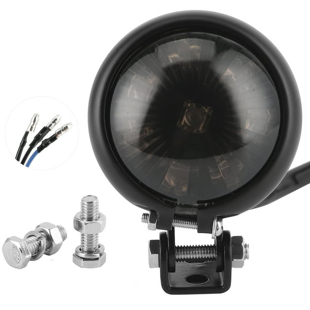 Luz trasera LED, lámpara trasera de freno con varilla de tornillo de fijación de montaje Universal para motocicleta de 12V