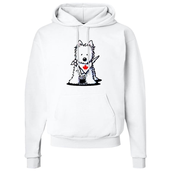 Inktastic Canada Day Westie Adult Hoodie Sweatshirt