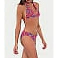 thumbnail image 3 of Printed Faith Halter Bikini Top Swimsuit, 3 of 6