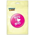 thumbnail image 1 of You Love Me Pinback Button Pin Badge, 1 of 2