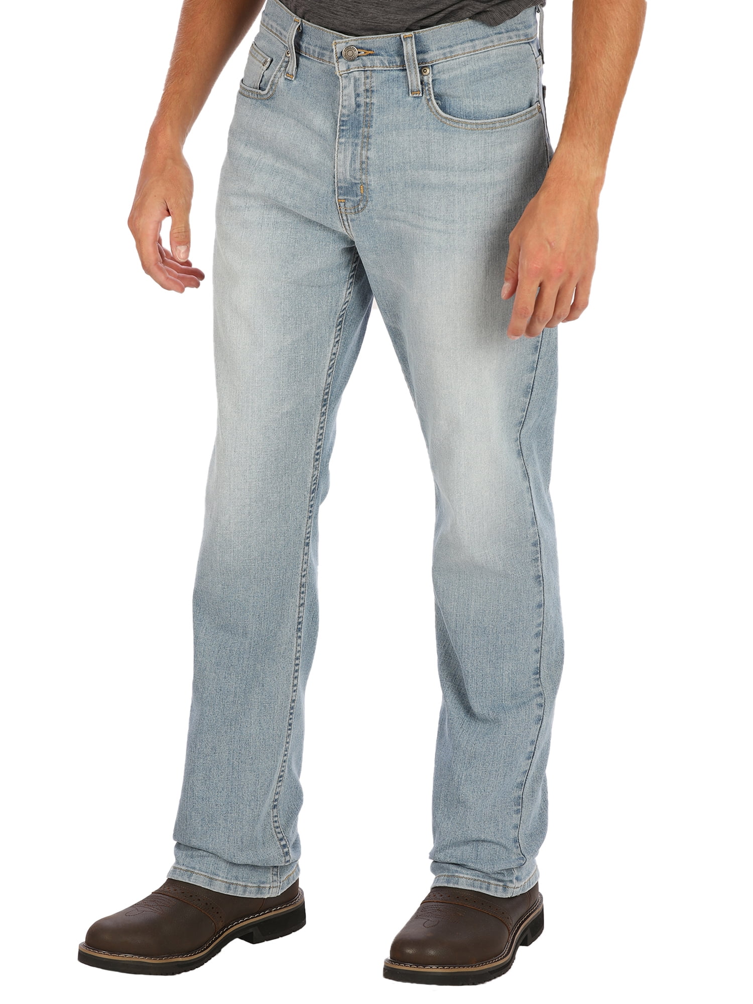 Essentials Mens Straight-fit Stretch Bootcut Jean 