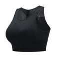 thumbnail image 3 of 2 Pack Sports Bras for Womens-Hollow Cut/Back Yoga Workout Fitness Vest Crop Tops, 3 of 5