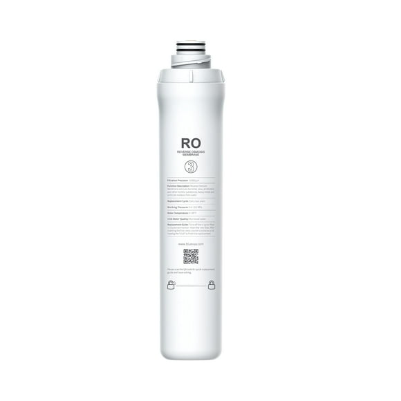 Bluevua ROPOT RO Filter, Replacement for RO100ROPOT, 2-year Lifetime-3rd Stage