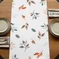 thumbnail image 5 of Table Runners 90 Inches Long Dress Scarves, Vintage Leaves Farmhouse Coffee/Dining/Kitchen Table Runner for Living Room, Summer Botanical Pastoral Watercolor 13x90 Inch, 5 of 9