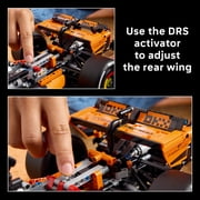 LEGO Technic McLaren MCL39 F1 Car Building Set for Adults - Room or Office Decor for Men & Women, Ages 18+ F1 Gifts for Fans - Authentic Details - 42228