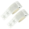thumbnail image 2 of Miangastore Ruban Tissu Réfléchissant pour Vêtements Forme Étoile Argentée Brillante 2 Rouleaux pour Projets Diy, 2 of 6