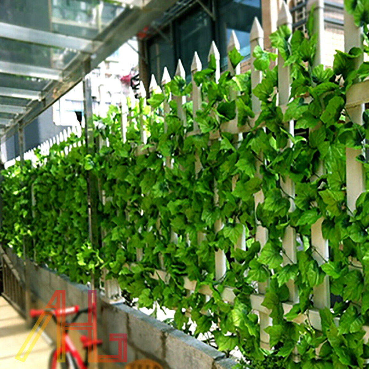 25M Artificial Grape Ivy Leaf Garland Plant Vine Foliage Wall Green Decoration#E